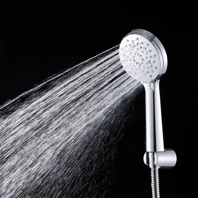 Forkrommet 3 funksjons justerbar spray hånddusj